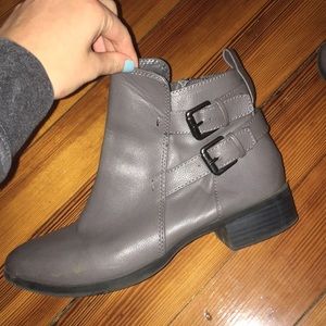 Grey Old Navy Booties